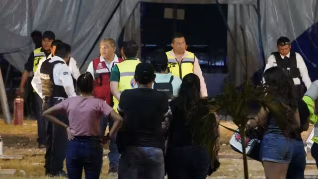 Las autoridades desalojaron a las personas que se encontraban en el circo