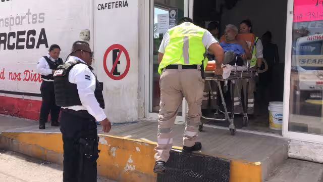 El abuelito fue trasladado al Hospital de Especialidades de Campeche