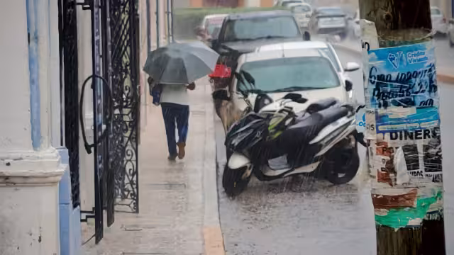 Conagua alerta por lluvias fuertes, granizo y vientos de hasta 50 km/h en Campeche