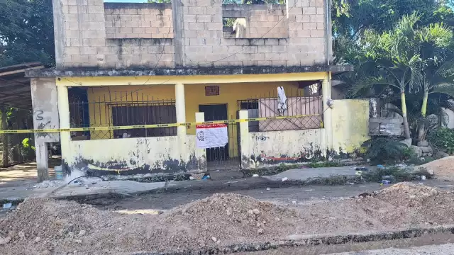 Autoridades colocaron un sello de aseguramiento en el inmueble