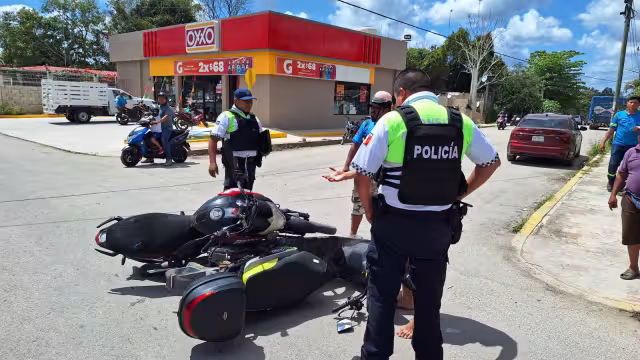 En la mayoría de los accidentes se ven involucrados motociclistas.