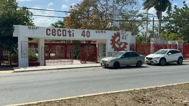 Ladrones ingresaron al Centro de Capacitación para el Trabajo Industrial 40 (CECATI 40).