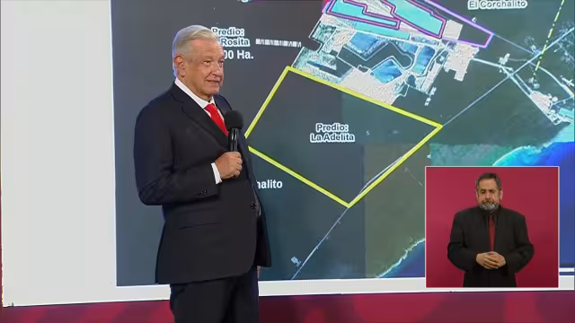 AMLO indicó que aún están en pláticas con los dueños de Calica para llegar a un acuerdo sobre su banco de material en Playa del Carmen