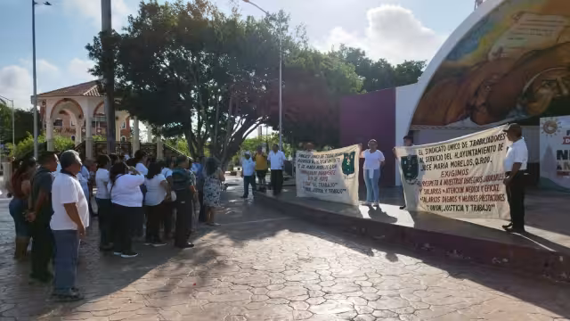 En José María Morelos se plantaron en el parque municipal
