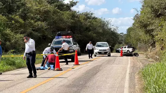 El motociclista perdió la vida de forma trágica