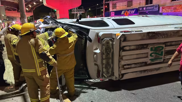 El percance fue turnado a la Fiscalía de Campeche por todos los daños ocasionados