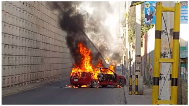 El policía fue asesinado en Celaya y varios vehículos han sido incendiados en diferentes puntos de la zona centro