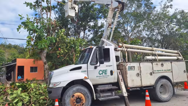 Fallas en energía eléctrica afectan a siete comunidades del sur de Felipe Carrillo Puerto