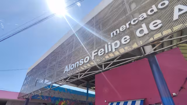 Las ventas en el mercado Alonso Felipe de Andrade se han visto afectadas por el bloqueo.