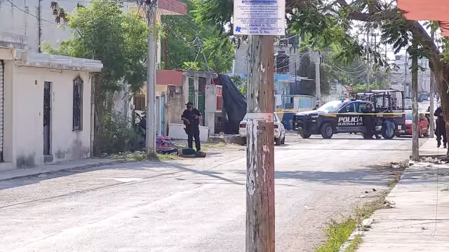 Las autoridades acordonaron la zona del asesinato