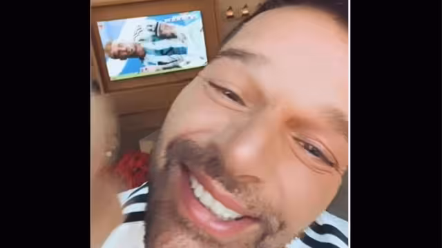 El cantante se dijo feliz con el campeonato de la albiceleste