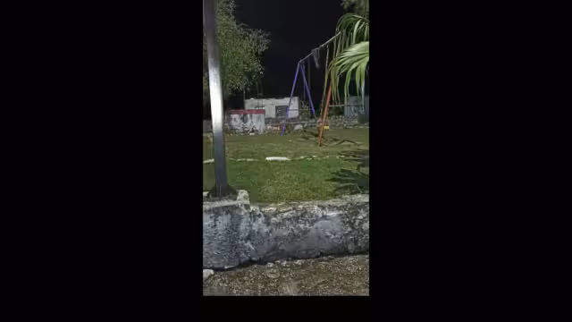 Los columpios se movieron solos y logró ser grabado