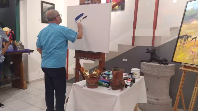 El artista realiza esta presentación en mérida