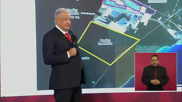 AMLO indicó que aún están en pláticas con los dueños de Calica para llegar a un acuerdo sobre su banco de material en Playa del Carmen