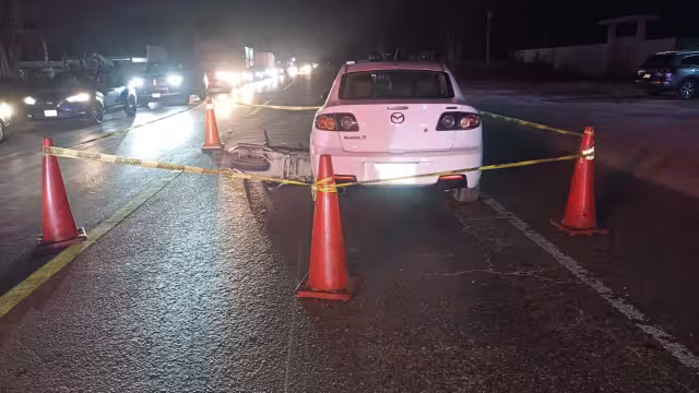 El motociclista murió de forma instantánea en la carretera Mérida-Tixkokob