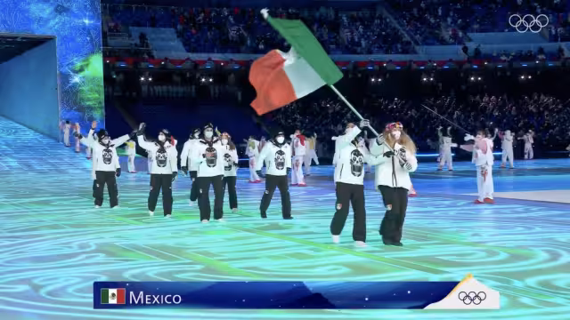 Donovan Carrillo y Sarah Schleper, encabezan delegación de México en Ceremonia Inaugural de Beijing 2022