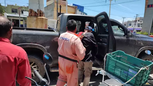 Vecinos llevaron al ladrón en una camioneta particular ante las autoridades