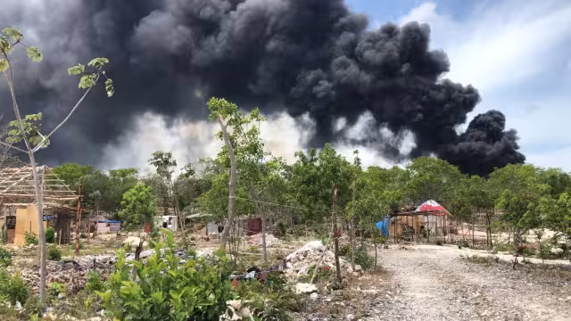 El antiguo basurero se encuentra a las afueras de Cancún