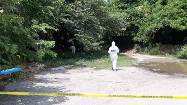 Las autoridades aseguraron la zona para las investigaciones