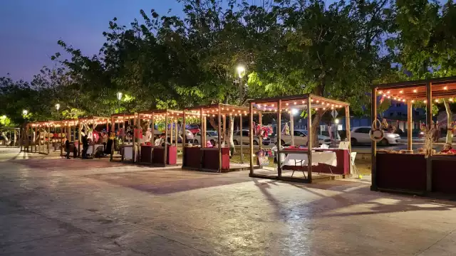 Este espacio es utilizado para exposiciones culturales