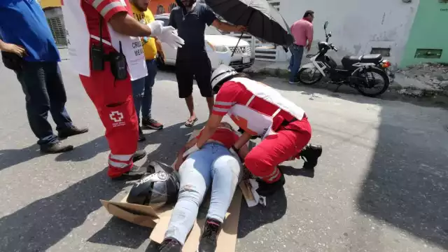 Al sitio arribaron agentes de vialidad y tránsito municipal