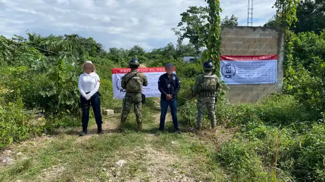 La intervención incluyó la participación de especialistas en biología y elementos de apoyo que verificaron las condiciones generales del sitio