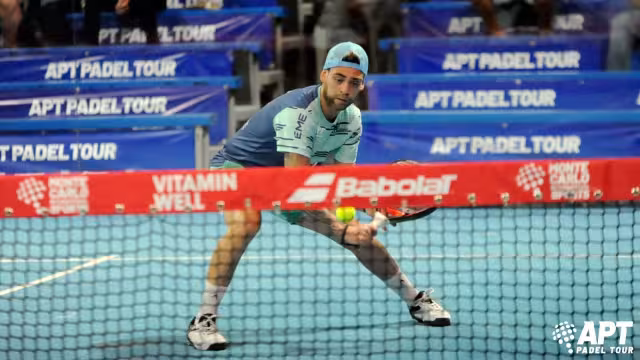 En el tercer y último sets, la pareja Oliveira-Melgratti batalló durante los primeros servicios