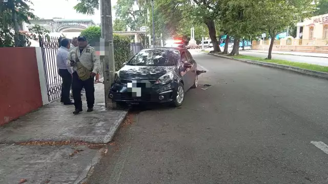 El accidente en Mérida no dejó personas lesionadas
