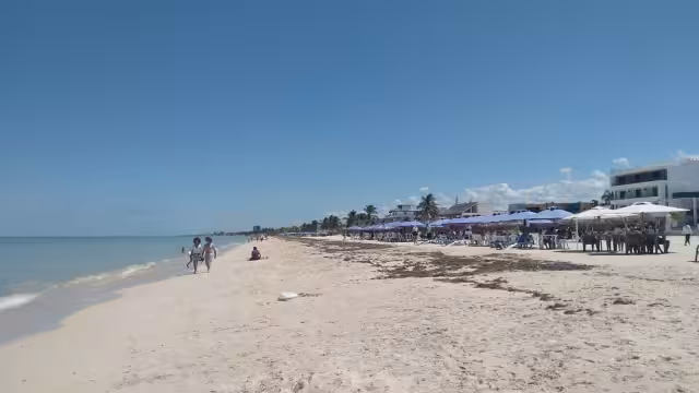 Baja afluencia de visitantes a Progreso este sábado