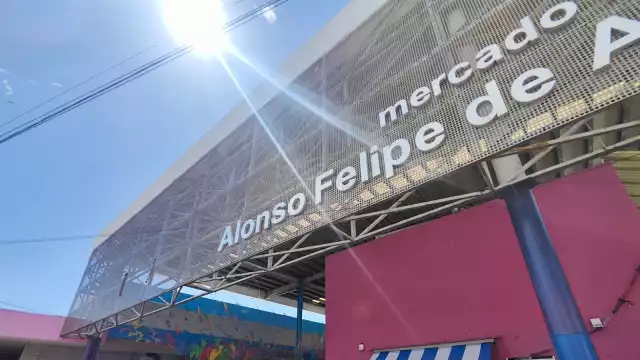 Las ventas en el mercado Alonso Felipe de Andrade se han visto afectadas por el bloqueo.