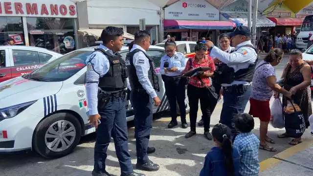 Policías de "Mujer Valiente" auxiliaron a los dos menores de edad