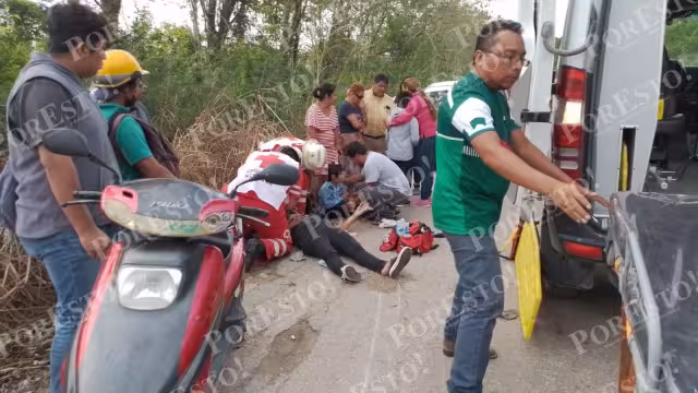 La madre fue trasladada de emergencia al IMSS de Escárcega