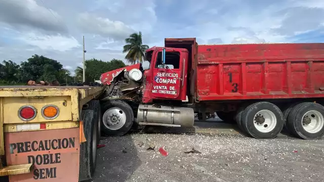 Los conductores resultaron ilesos