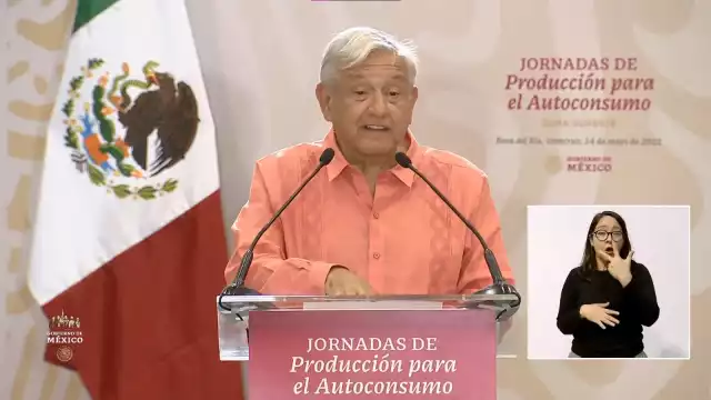 AMLO informó que se combate la inflación en México, y que es necesario producir lo que se consume en la nación