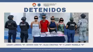 Leady Lorena “N” (25 años), Edwin Iván “N” (39), Olga Cristina “N” (29) y Landy Mariela “N”