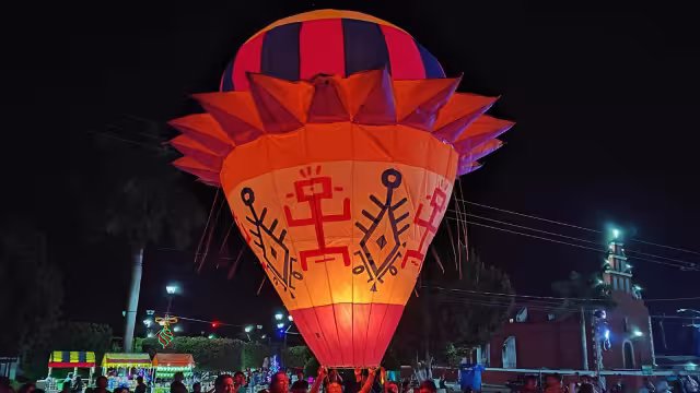 Invitan a sumarse al Festival Internacional del Globo de Papel China, clausura de celebración patronal