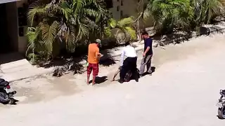 Vecinos de Tulum detienen a ladrón por un intento de robo
