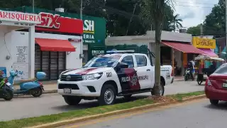 Autoridades acudieron al lugar, sin encontrar al supuesto grupo armado, el cual hasta ahora no ha sido localizsdo