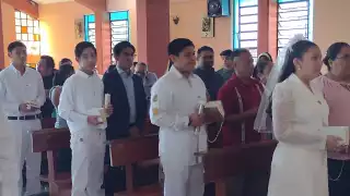 Celebran primera comunión de adolescentes en Felipe Carrillo Puerto durante celebración a la Virgen de Guadalupe