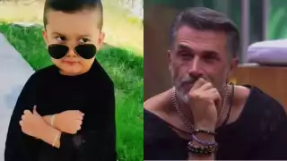 Niño se disfraza de 'Mini Tata' en honor a Sergio Mayer