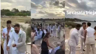 Trieja se hace viral tras contraer matrimonio