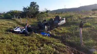 El conductor fue trasladado a un hospital en Hecelchakán