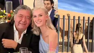 Nirvana Hank presume en redes sociales que su familia tiene jirafas en su casa