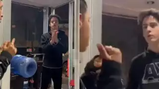 Mirrey de Angelópolis ruega que no lo graben tras golpear a vigilante