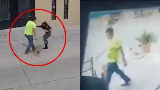 Captan en video a hombre que asesinó a Milagros Monserrat