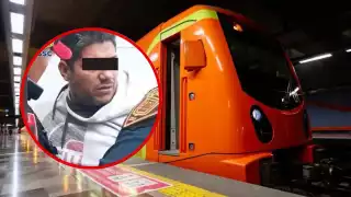 Autoridades detuvieron a un hombre por golpear a un elemento de seguridad del Metro CDMX
