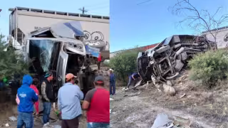Tren choca con una camioneta en Querétaro