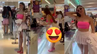 Joven enamora a internet con atuendo de Barbie