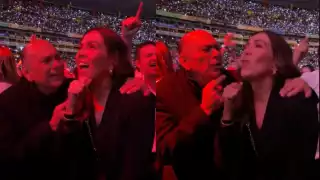 Papá de Checo Pérez va a concierto de Luis Miguel y lo critican en redes