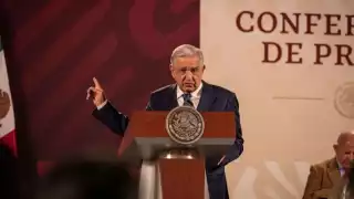 Presidente AMLO en conferencia de prensa